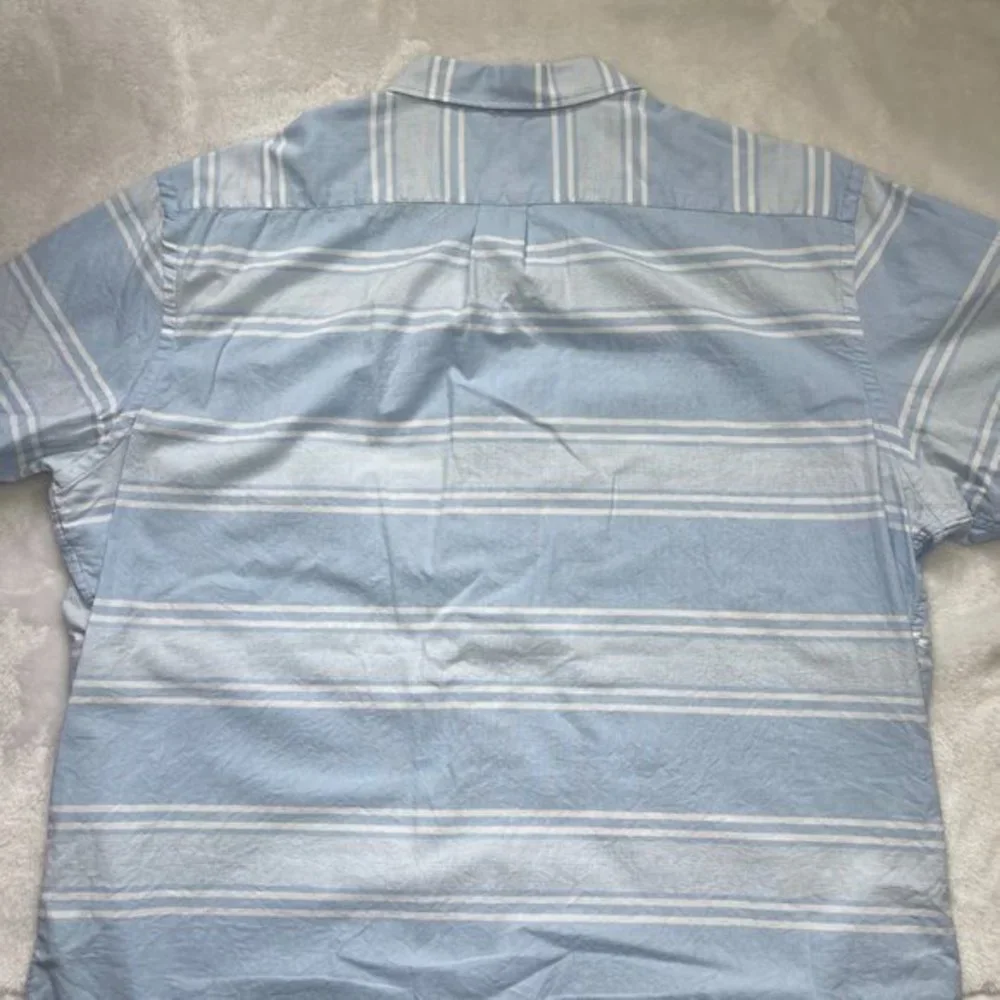 Old Navy Men's 100% Cotton Striped Slim Fit Button Up‎ The Oxford Shirt Size XL